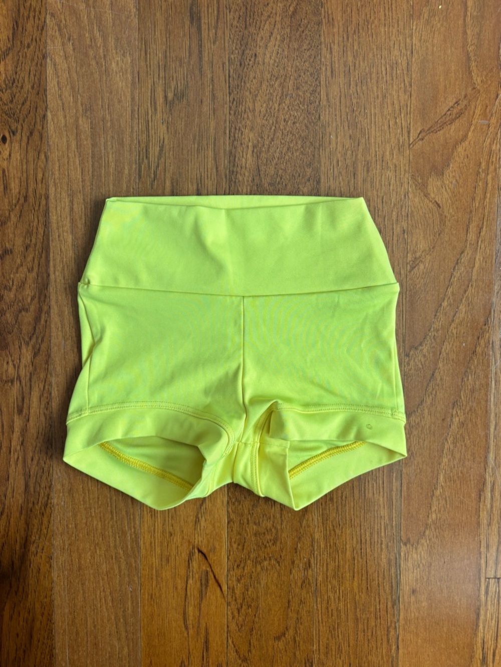 Lemon Yellow Tiger Friday dance shorts